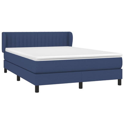 Giroletto a Molle con Materasso Blu 140x200 cm in Tessuto | homemem39