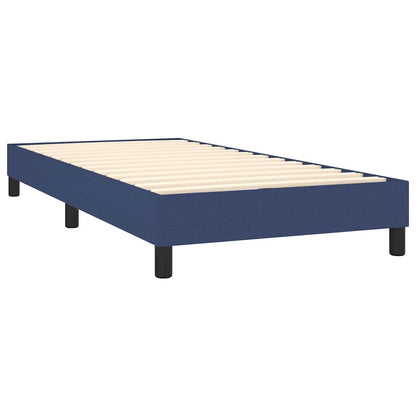 Giroletto a Molle con Materasso Blu 80x200 cm inTessuto