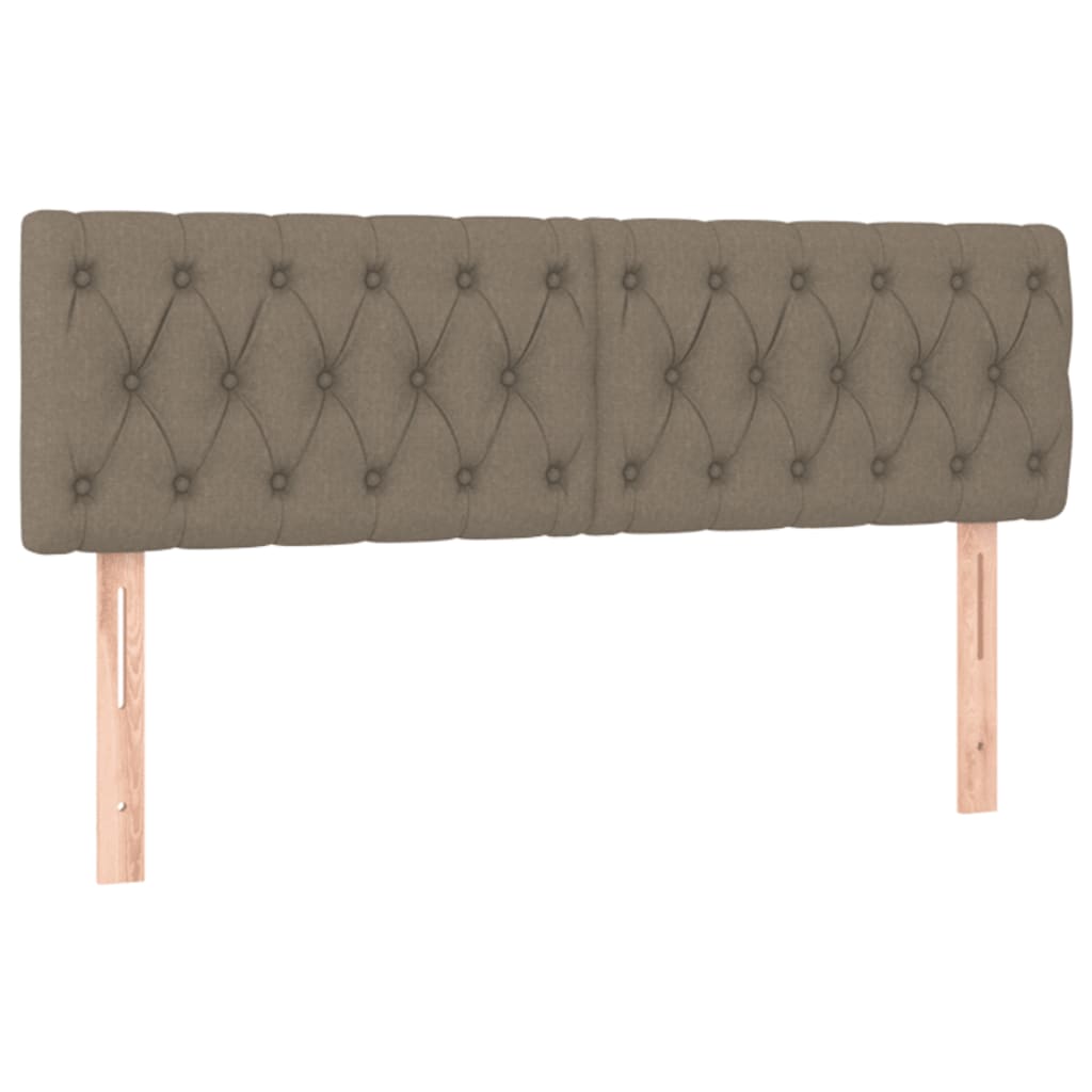 Giroletto a Molle con Materasso Tortora 160x200 cm in Tessuto | homemem39
