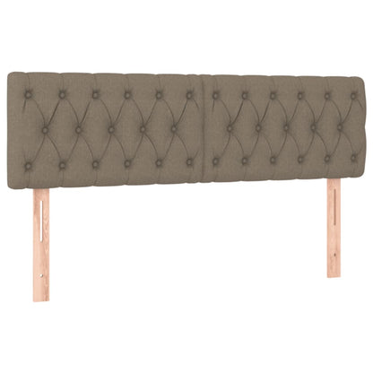 Giroletto a Molle con Materasso Tortora 160x200 cm in Tessuto | homemem39