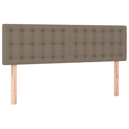 Giroletto a Molle con Materasso Tortora 140x190 cm in Tessuto | homemem39