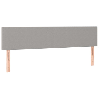 Giroletto a Molle con Materasso Grigio Chiaro180x200 cm Tessuto | homemem39