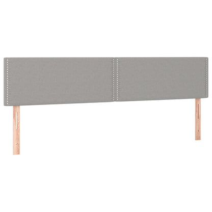 Giroletto a Molle con Materasso Grigio Chiaro180x200 cm Tessuto | homemem39