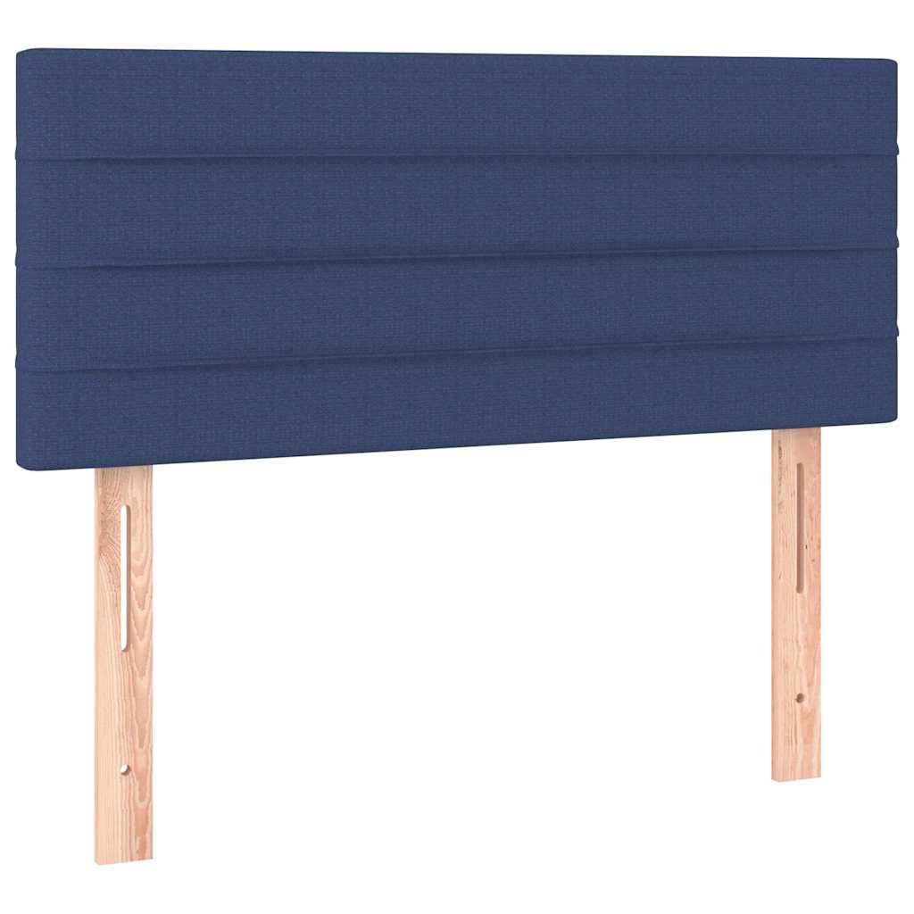 Giroletto a Molle con Materasso Blu 90x190 cm in Tessuto