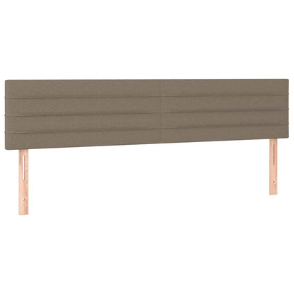 Giroletto a Molle con Materasso Tortora 160x200 cm in Tessuto