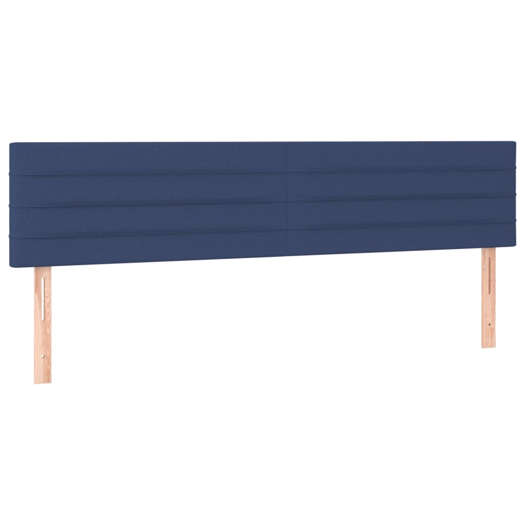 Giroletto a Molle con Materasso Blu 180x200 cm in Tessuto | homemem39