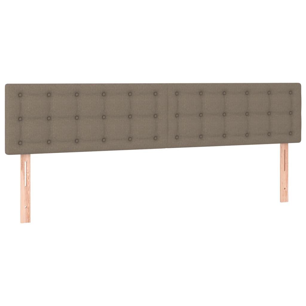 Giroletto a Molle con Materasso Tortora 180x200 cm in Tessuto | homemem39