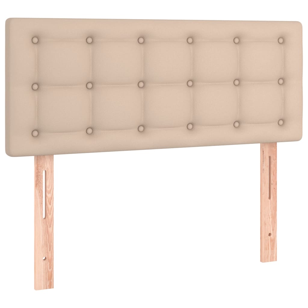 Giroletto a Molle con Materasso Cappuccino 80x200 cm Similpelle | homemem39