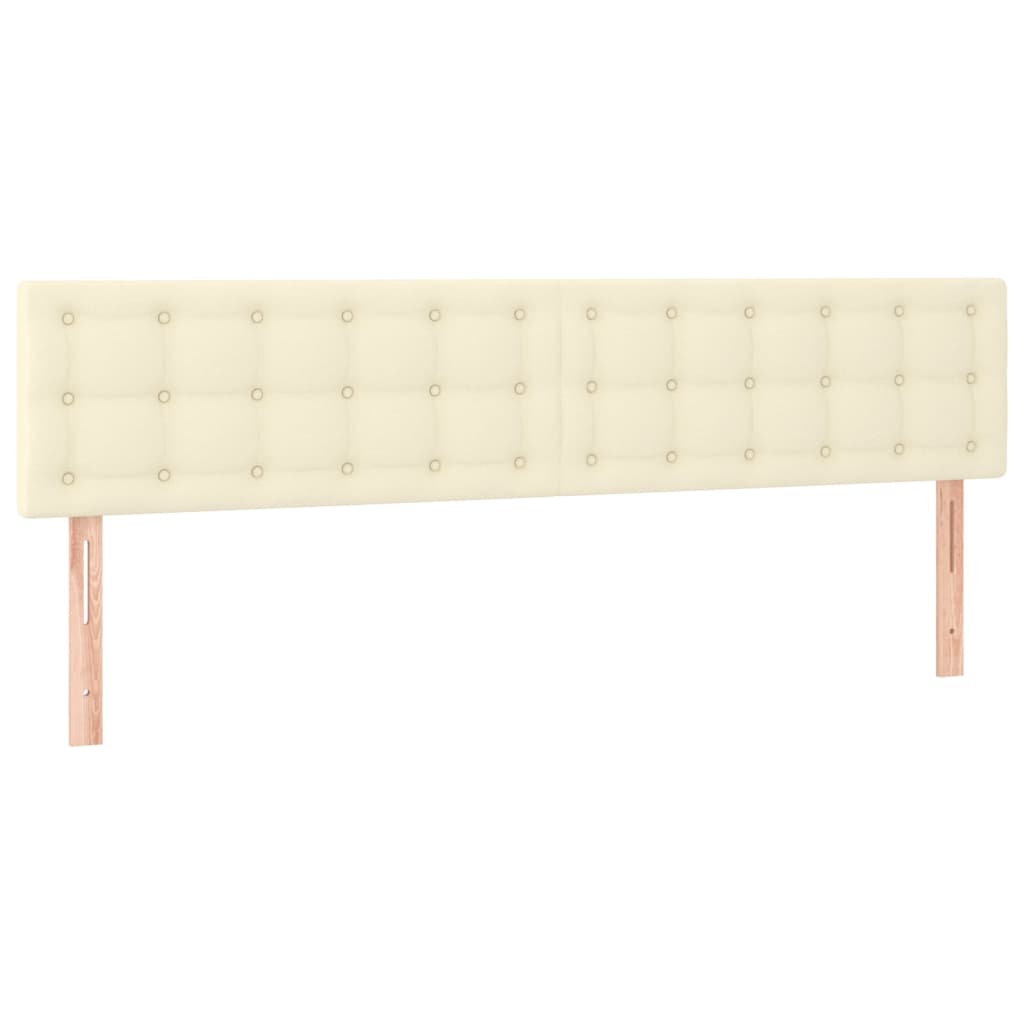 Giroletto a Molle con Materasso Crema 160x200 cm in Similpelle | homemem39