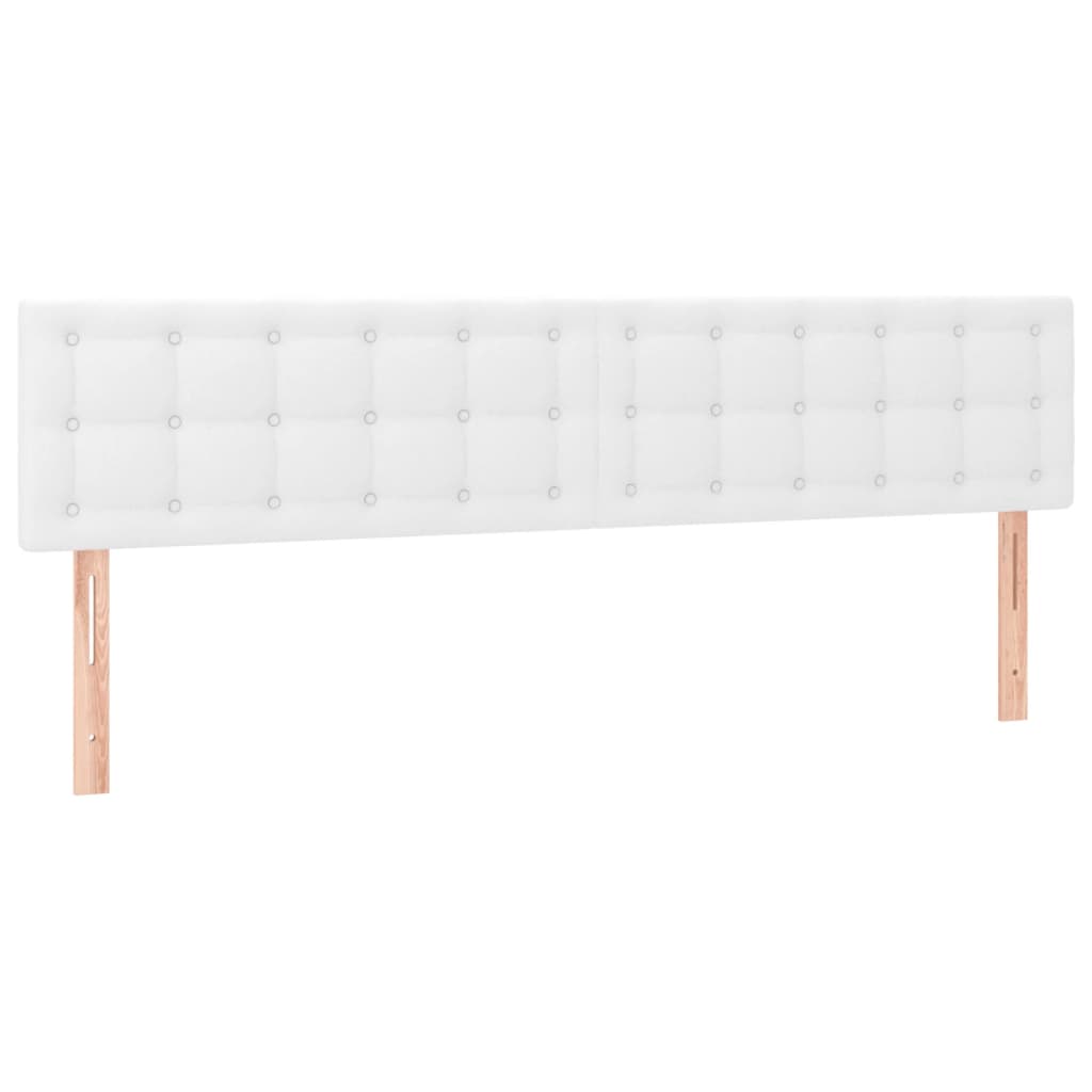 Giroletto a Molle con Materasso Bianco 200x200cm in Similpelle | homemem39