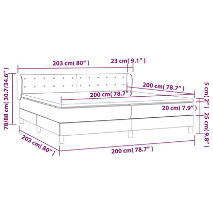 Giroletto a Molle con Materasso Bianco 200x200cm in Similpelle | homemem39