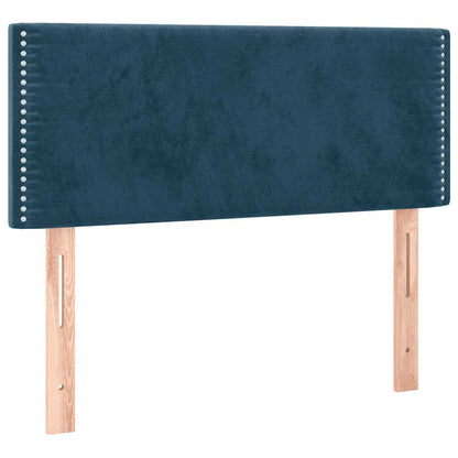Giroletto a Molle con Materasso Blu Scuro 100x200 cm in Velluto | homemem39