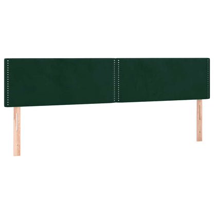 Giroletto a Molle con Materasso Verde Scuro 180x200 cm Velluto | homemem39
