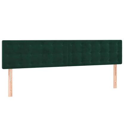 Giroletto a Molle con Materasso Verde Scuro 180x200 cm Velluto | homemem39