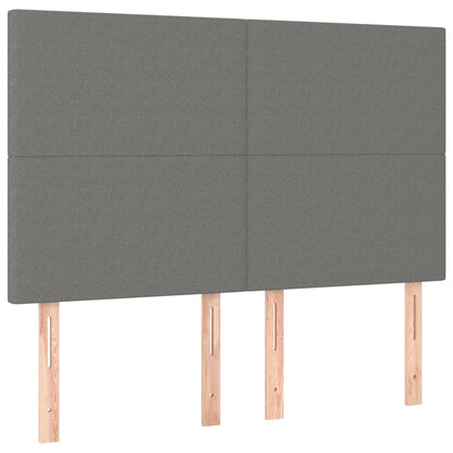 Giroletto a Molle con Materasso Grigio Scuro 180x200 cm Tessuto | homemem39