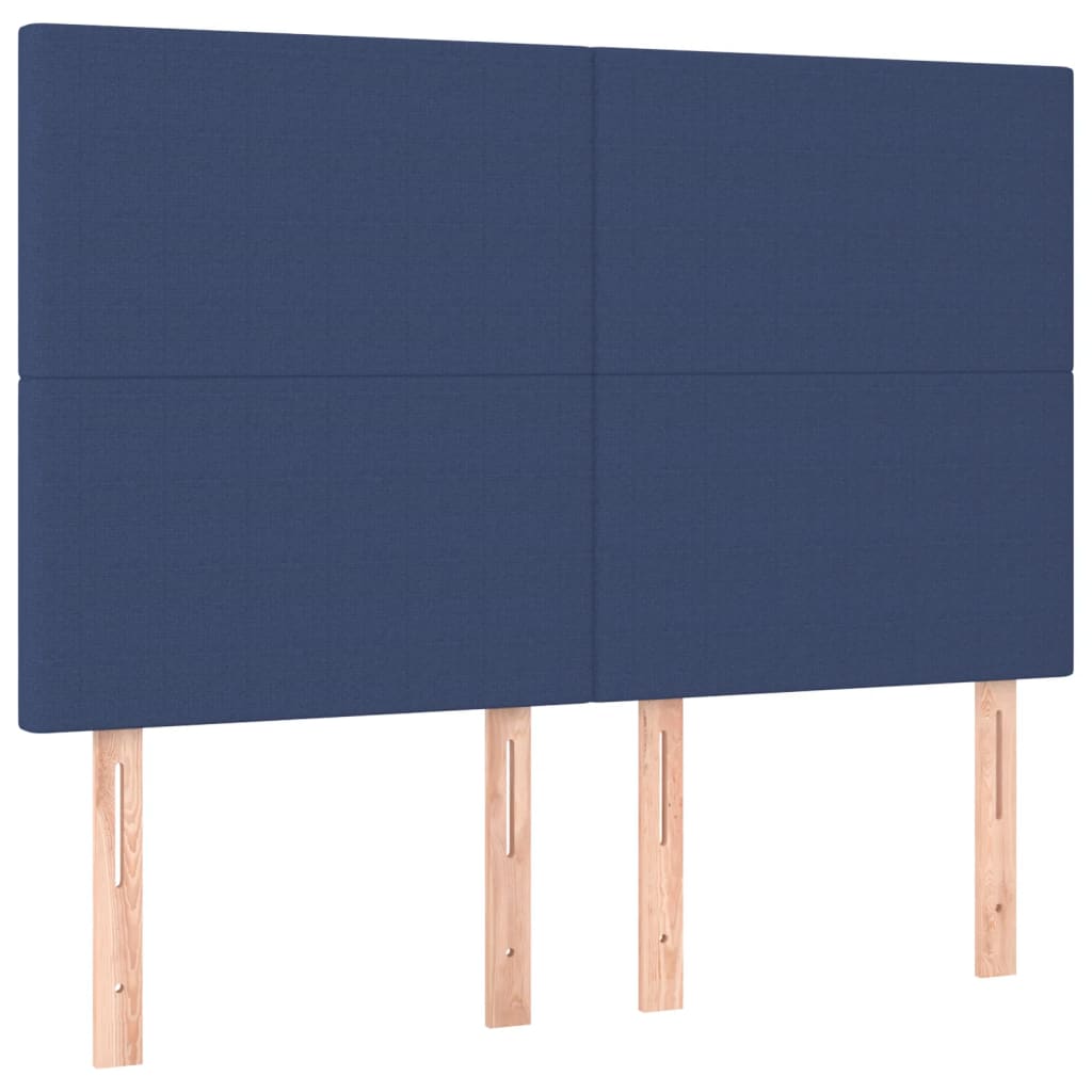 Giroletto a Molle con Materasso Blu 180x200 cm in Tessuto | homemem39