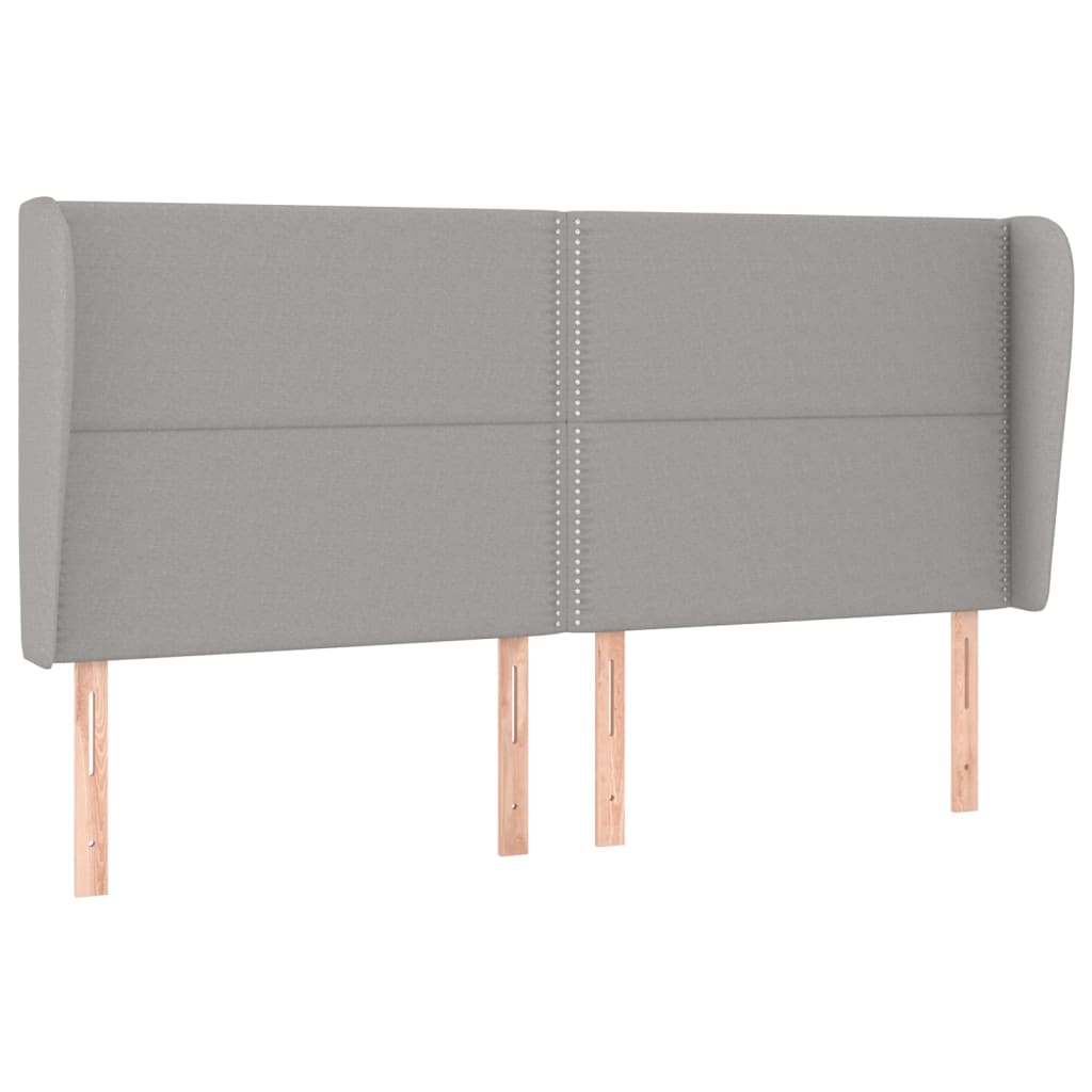 Giroletto a Molle con Materasso Grigio Chiaro180x200 cm Tessuto | homemem39