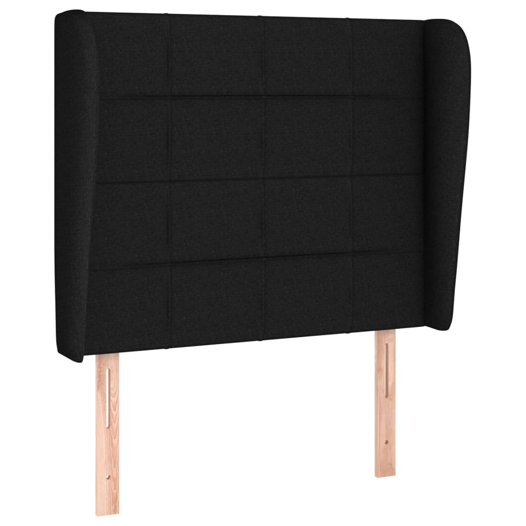 Giroletto a Molle con Materasso Nero 80x200 cm inTessuto | homemem39