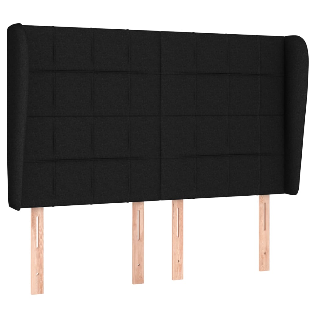 Giroletto a Molle con Materasso Nero 140x190 cm in Tessuto | homemem39