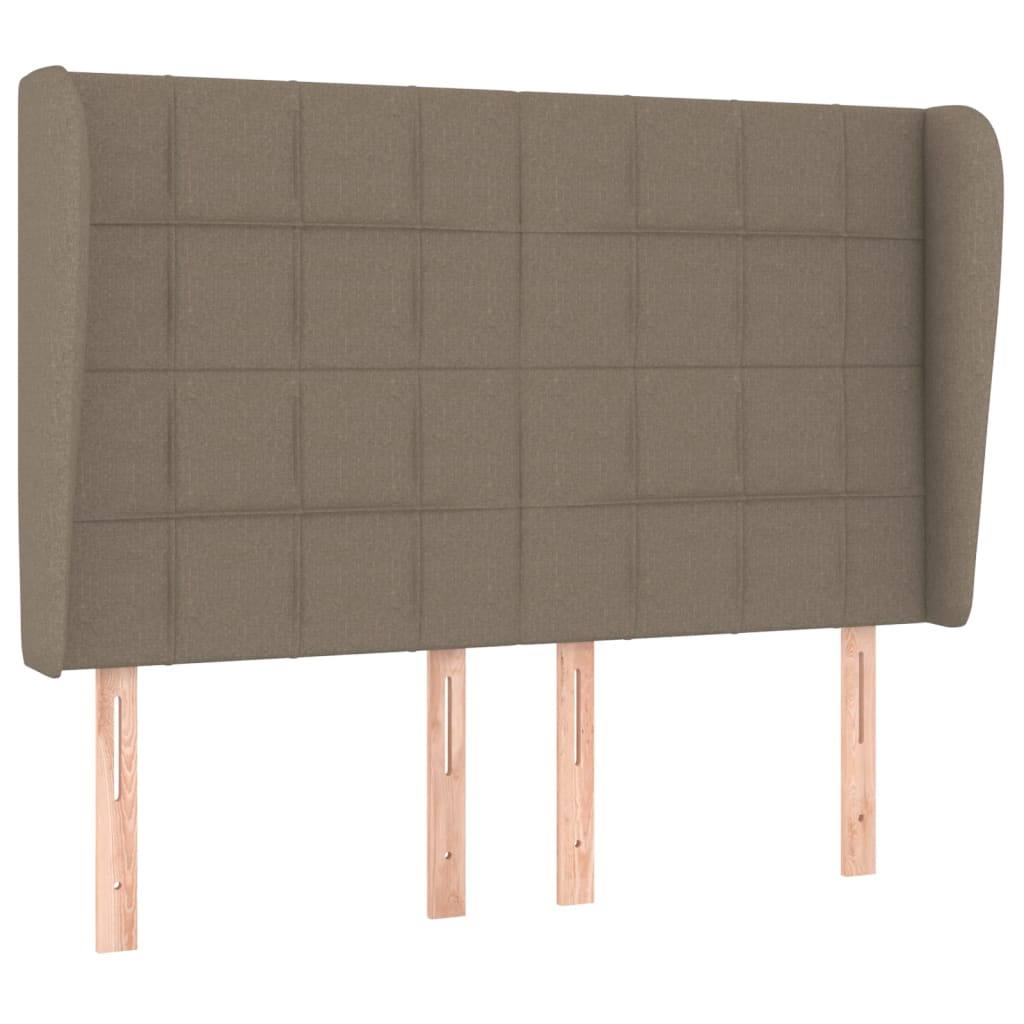 Giroletto a Molle con Materasso Tortora 140x200 cm in Tessuto | homemem39