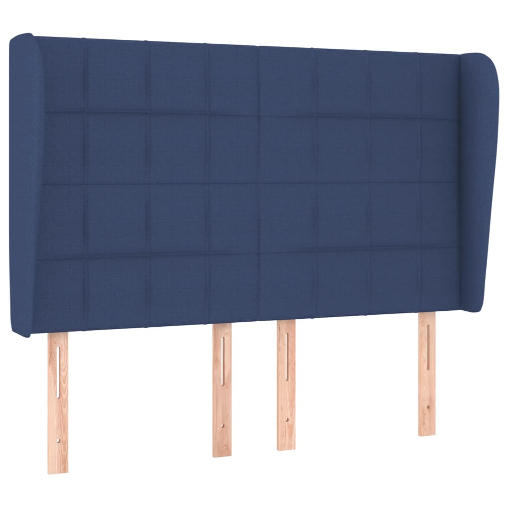 Giroletto a Molle con Materasso Blu 140x200 cm in Tessuto | homemem39