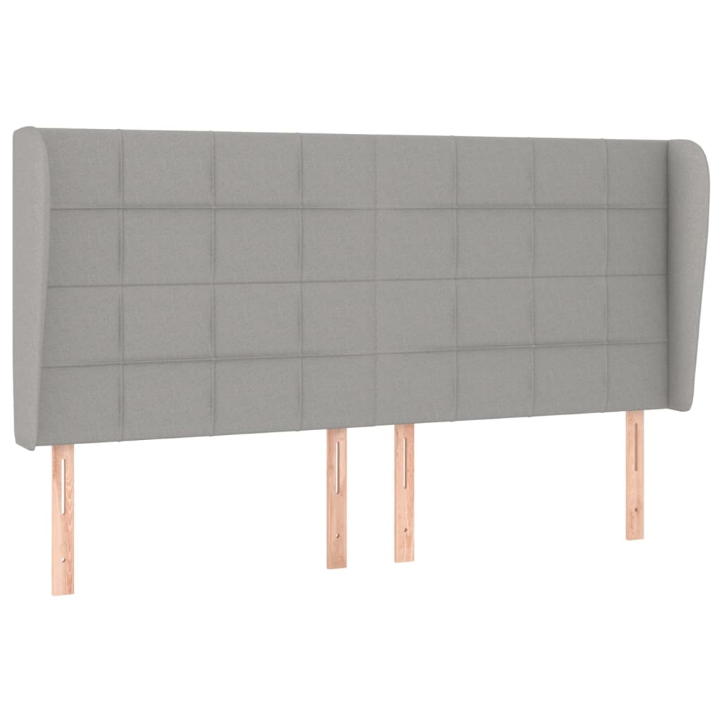 Giroletto a Molle con Materasso Grigio Chiaro160x200 cm Tessuto | homemem39