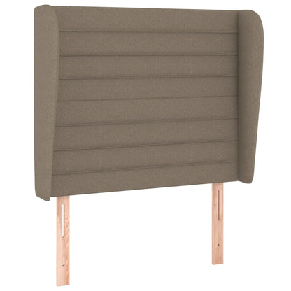 Giroletto a Molle con Materasso Tortora 80x200 cm inTessuto | homemem39
