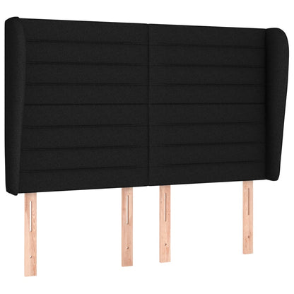 Giroletto a Molle con Materasso Nero 140x190 cm in Tessuto | homemem39
