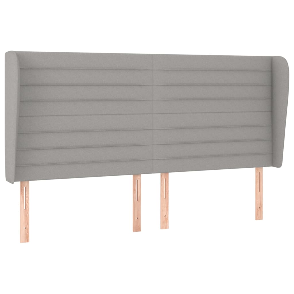 Giroletto a Molle con Materasso Grigio Chiaro160x200 cm Tessuto | homemem39