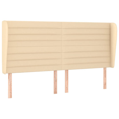 Giroletto a Molle con Materasso Crema 180x200 cm in Tessuto | homemem39