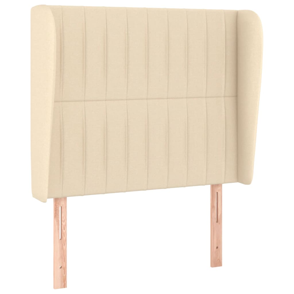 Giroletto a Molle con Materasso Crema 90x200 cm inTessuto