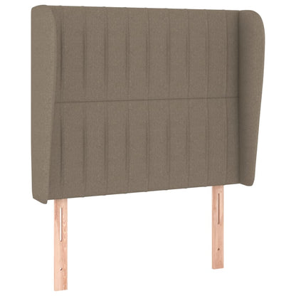 Giroletto a Molle con Materasso Tortora 100x200 cm in Tessuto | homemem39