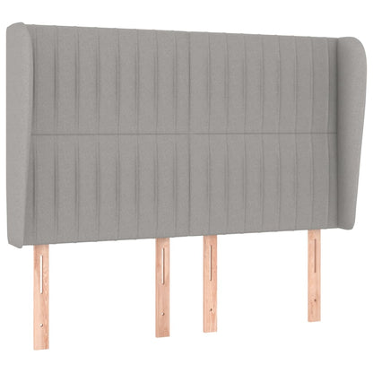 Giroletto a Molle con Materasso Grigio Chiaro 140x190cm Tessuto | homemem39