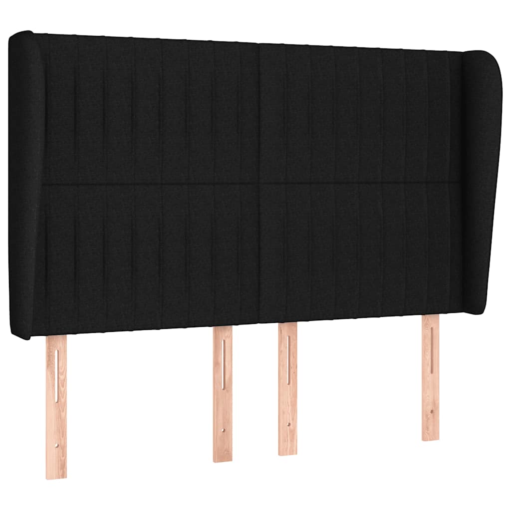 Giroletto a Molle con Materasso Nero 140x190 cm in Tessuto | homemem39