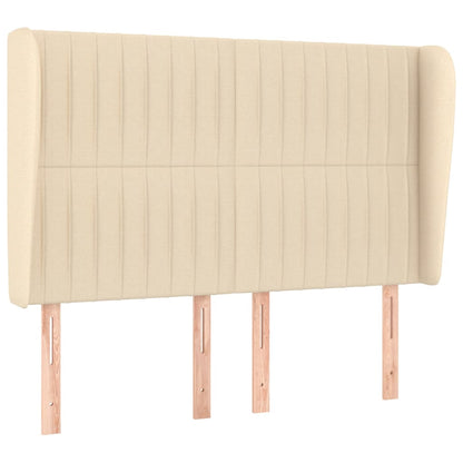 Giroletto a Molle con Materasso Crema 140x19 cm in Tessuto | homemem39