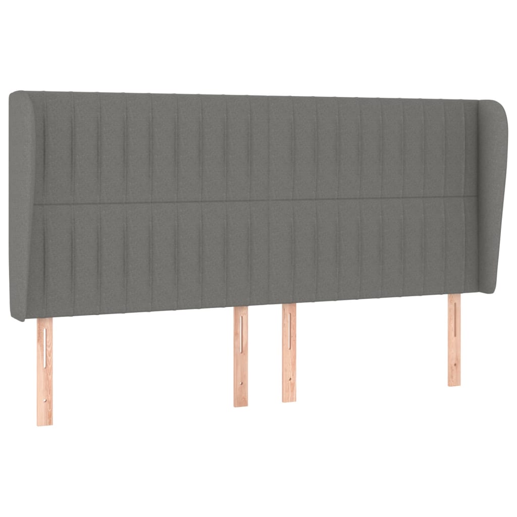 Giroletto a Molle con Materasso Grigio Scuro 180x200 cm Tessuto | homemem39