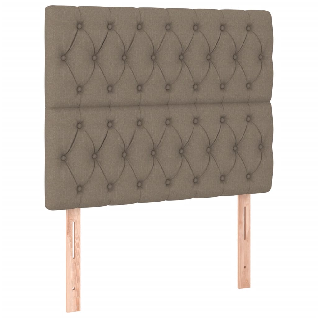Giroletto a Molle con Materasso Tortora 100x200 cm in Tessuto | homemem39