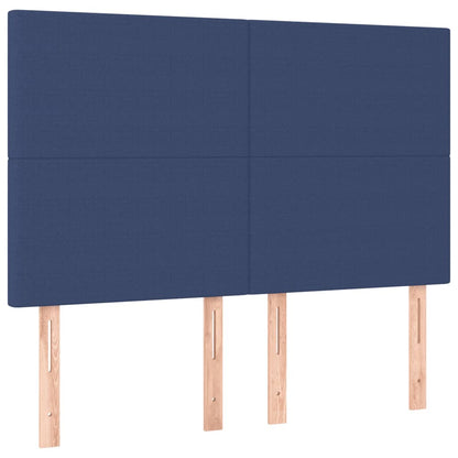 Giroletto a Molle con Materasso Blu 140x200 cm in Tessuto | homemem39