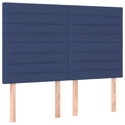 Giroletto a Molle con Materasso Blu 140x190 cm in Tessuto | homemem39