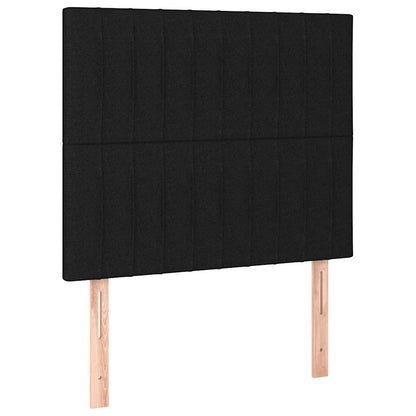 Giroletto a Molle con Materasso Nero 80x200 cm inTessuto | homemem39