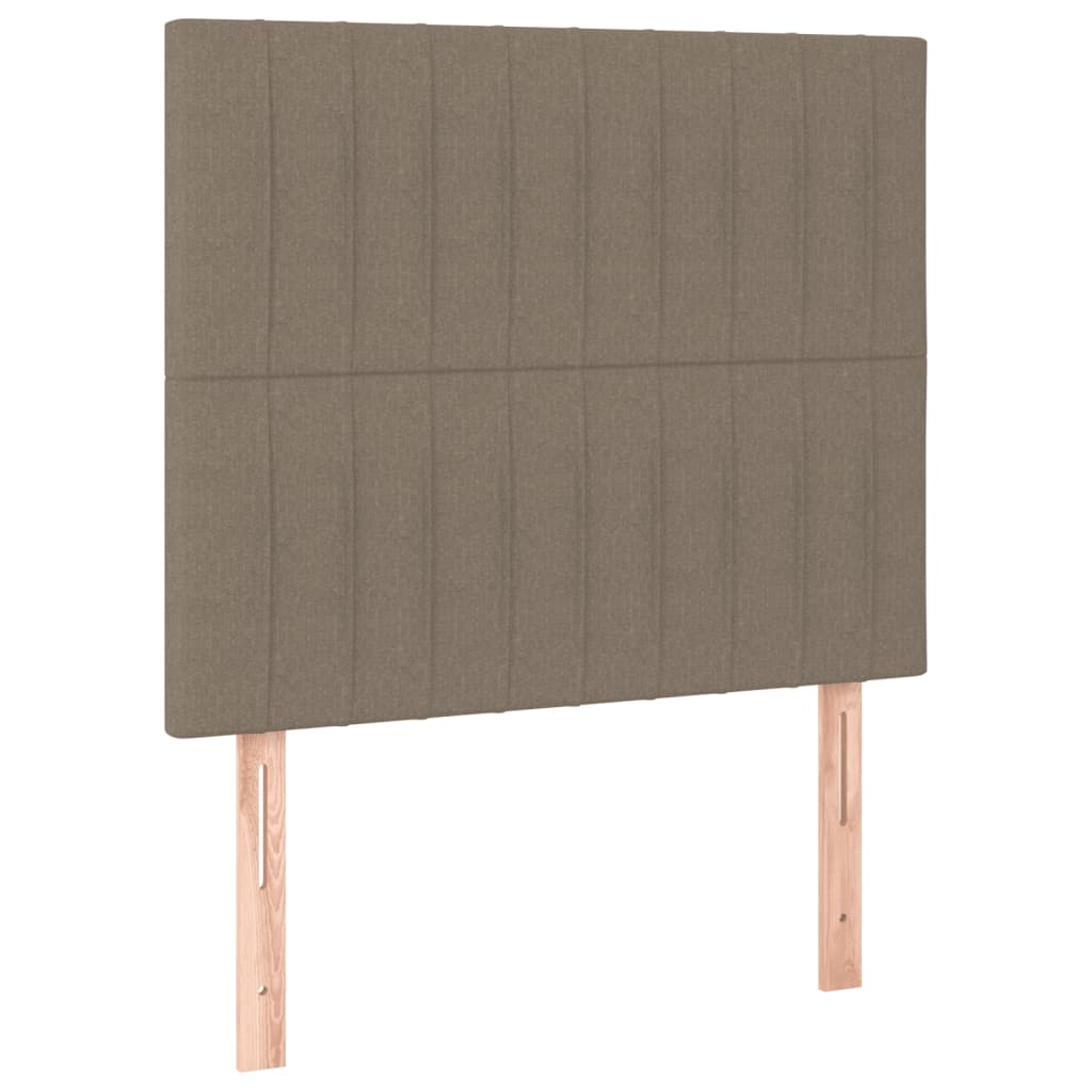 Giroletto a Molle con Materasso Tortora 90x190 cm in Tessuto | homemem39