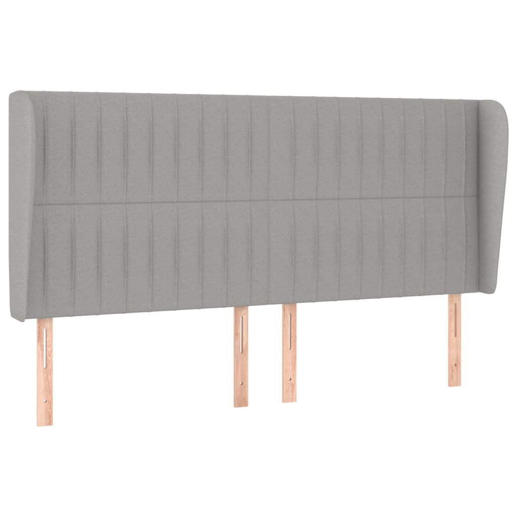 Giroletto a Molle con Materasso Grigio Chiaro 200x200cm Tessuto | homemem39