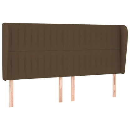 Giroletto a Molle con Materasso Marrone Scuro 200x200cm Tessuto | homemem39