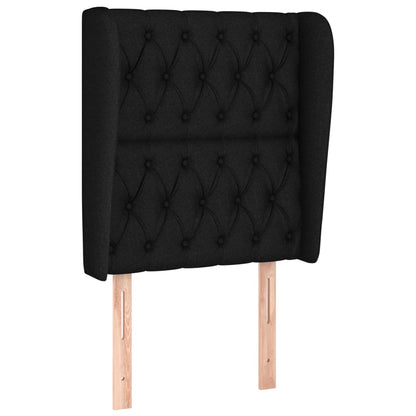 Giroletto a Molle con Materasso Nero 80x200 cm inTessuto | homemem39