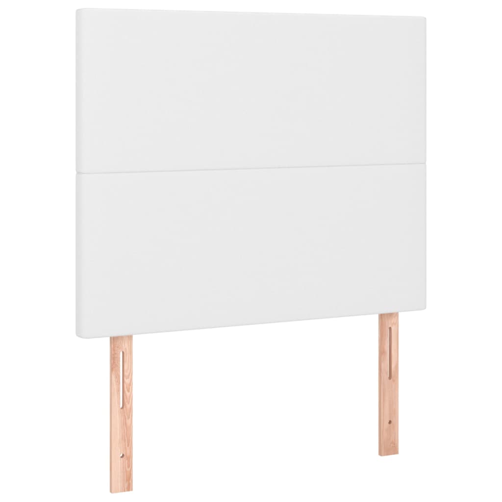Giroletto a Molle con Materasso Bianco 80x200 cm in Similpelle | homemem39
