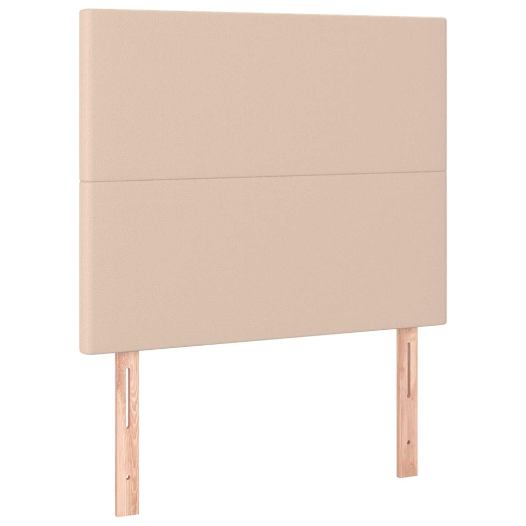 Giroletto a Molle con Materasso Cappuccino 90x200 cm Similpelle