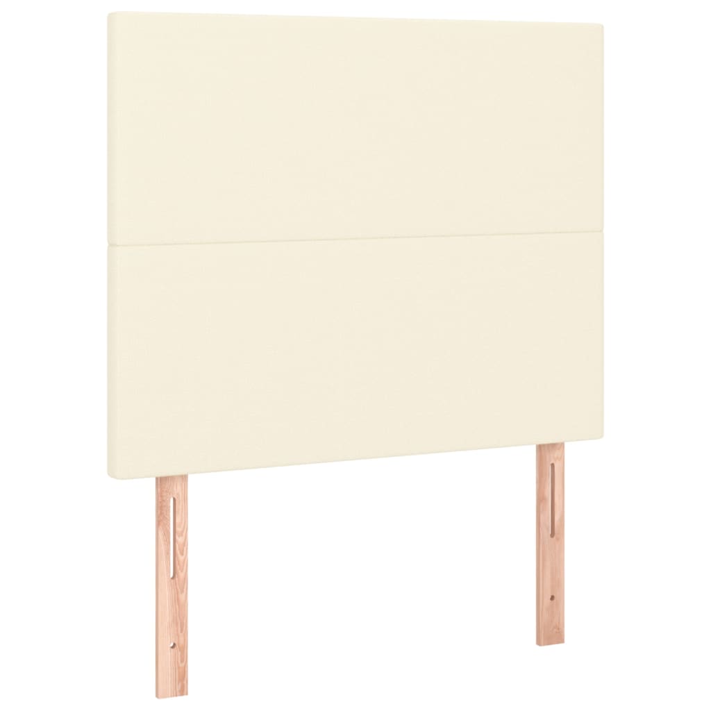 Giroletto a Molle con Materasso Crema 100x200 cm in Similpelle | homemem39