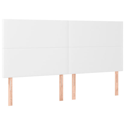 Giroletto a Molle con Materasso Bianco 160x200 cm in Similpelle | homemem39