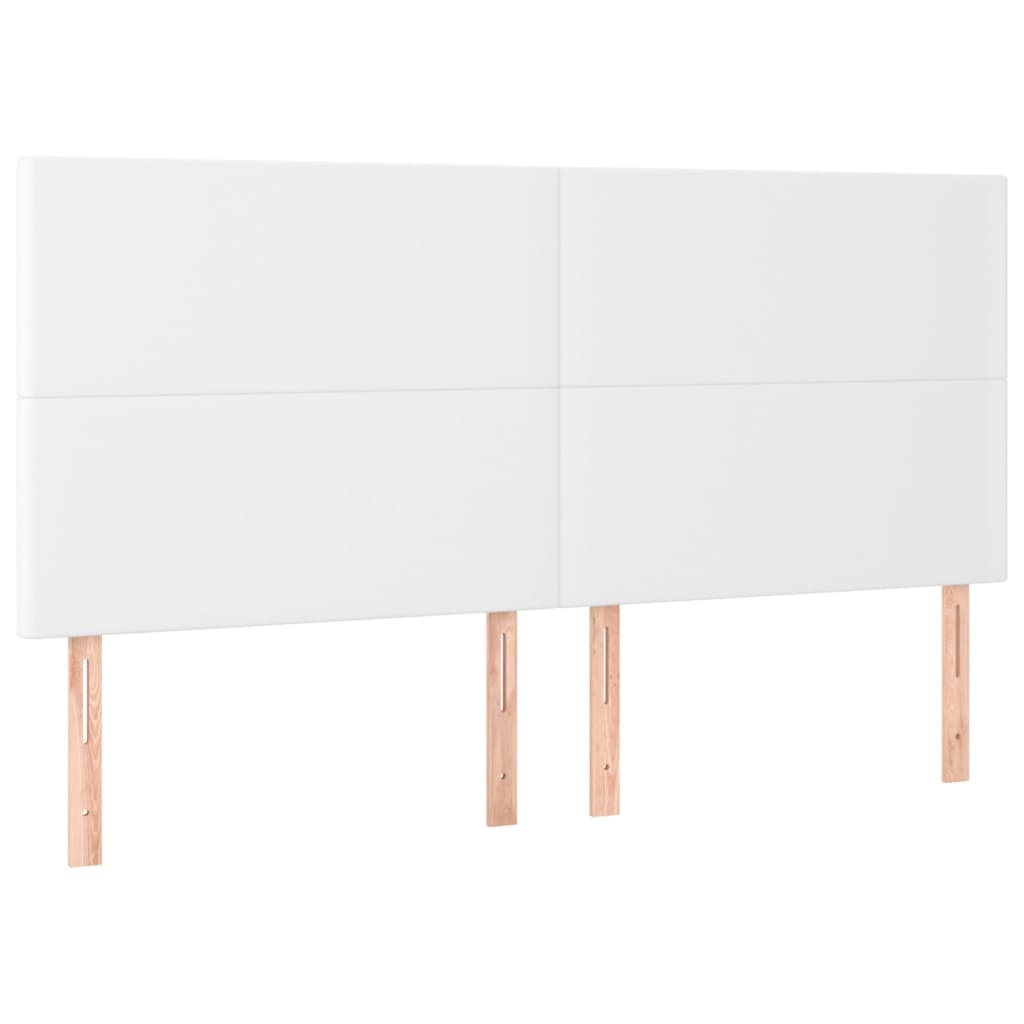 Giroletto a Molle con Materasso Bianco 200x200cm in Similpelle | homemem39