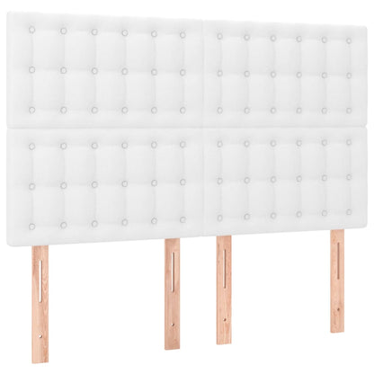Giroletto a Molle con Materasso Bianco 140x200 cm in Similpelle | homemem39